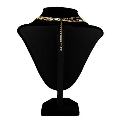 여자를 위한 금 패션 바비 다이아몬드 성 목걸이 홍옥수 매달리는 목걸이